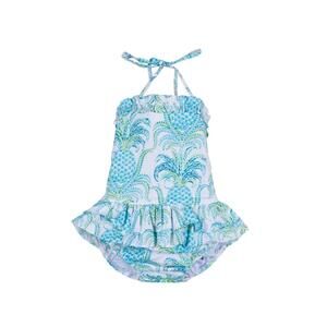 NEW LE ZA ME linda sunsuit for baby girls in pineapple princess